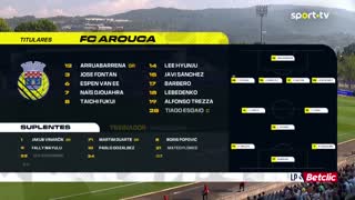 Arouca x Moreirense: Início de jogo