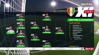 Estrela Amadora x Braga: Início de jogo