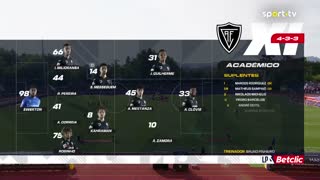 Académico x Santa Clara: Início de jogo