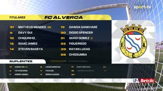 Alverca x Rio Ave: Início de jogo