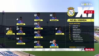 Alverca x Braga: Início de jogo