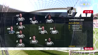Vitória SC x Arouca: Início de jogo