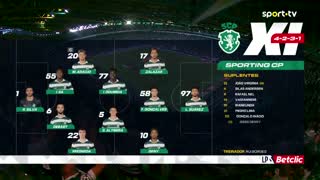 Sporting x Alverca: Início de jogo