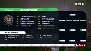 Marítimo x Casa Pia: Início de jogo