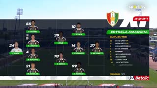 Estrela Amadora x Académico: Início de jogo
