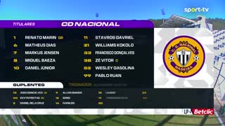 Nacional x Alverca: Início de jogo