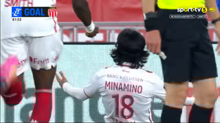GOLO! Monaco, T. Minamino aos 62', Monaco 1-9 Lyon