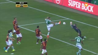 Sporting, Jogada, Slimani aos 3'