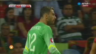 Albânia, Jogada, B. Balaj aos 48'