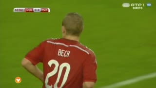 Dinamarca, Jogada, Bech aos 83'