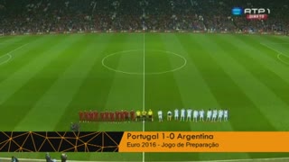 Seleção Nacional (Amigáveis): Resumo Argentina 0-1 Portugal