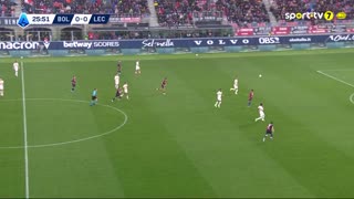 GOLO! Bologna, R. Freuler aos 26', Bologna 1-0 Lecce