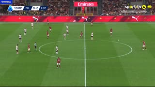 GOLO! Milan, C. Pulisic aos 14', Milan 1-0 Lecce