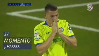 Getafe, Jogada, J. Harper aos 27'