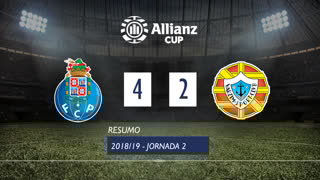 Allianz Cup (Fase 3 - Jornada 2): Resumo Flash FC Porto 4-2 Varzim SC