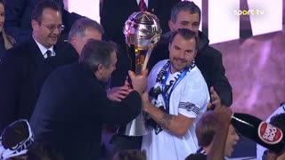 Taça da Liga: Cerimónia final da entrega do troféu ao Vitória SC