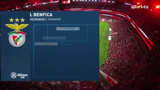 Benfica x Tondela: Início de jogo