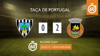 Taça de Portugal (Oitavos de Final): Resumo Flash Marinhense 0-2 Rio Ave FC