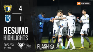 Taça de Portugal (Quartos de Final): Resumo Flash Famalicão 4-1 BSAD