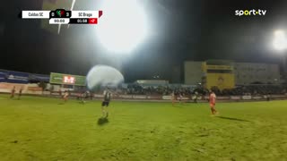Caldas x Braga: Final de jogo