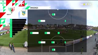 Bragança x Braga: Início de jogo
