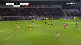 Fafe x Braga: Intervalo