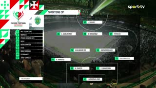 Sporting x AVS: Início de jogo