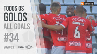 Golos da 34ª Jornada