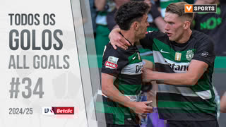 Todos os Golos da 34ª Jornada